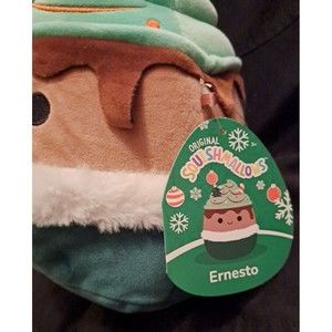 Squishmallows Original 10 Inch Ernesto The Christmas Indonesia